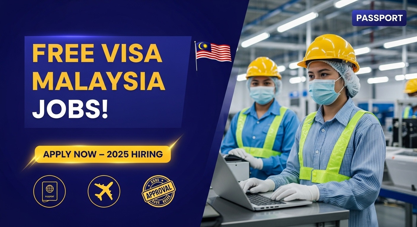 Free Visa Factory Jobs in Malaysia — How to Apply